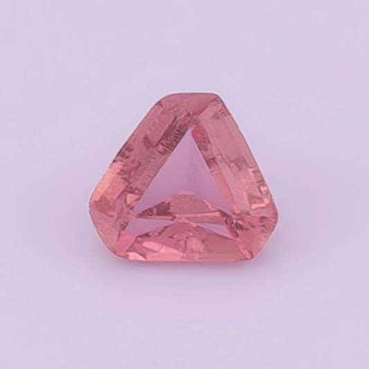 Natural Padparadscha Sapphire 0.50 Ct | Trilliant Cut | Ceylon