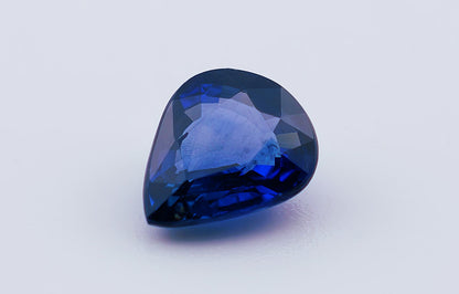 Blue Ceylon Sapphire 1.00ct | Pear Shape