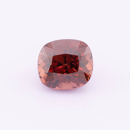 Orange-Brown Natural Zircon 2.13Ct | Cushion Cut