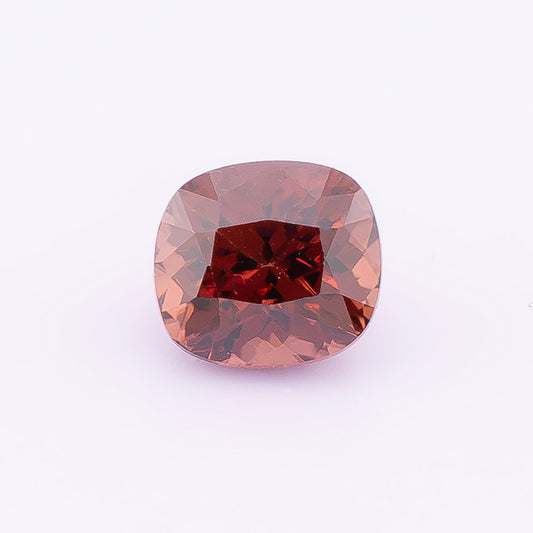 Orange-Brown Natural Zircon 2.13Ct | Cushion Cut