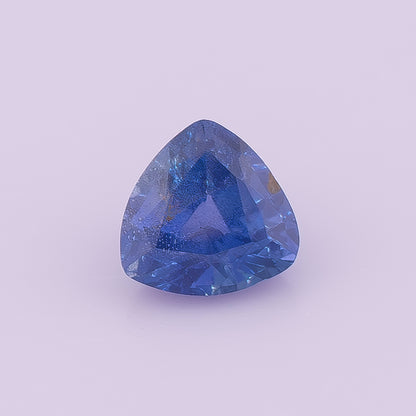 Cornflower Blue Ceylon Sapphire 0.68ct | Trilliant Shape