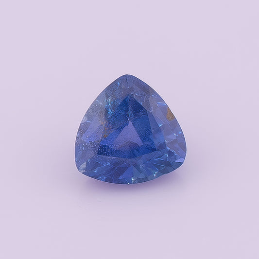 Cornflower Blue Ceylon Sapphire 0.68ct | Trilliant Shape