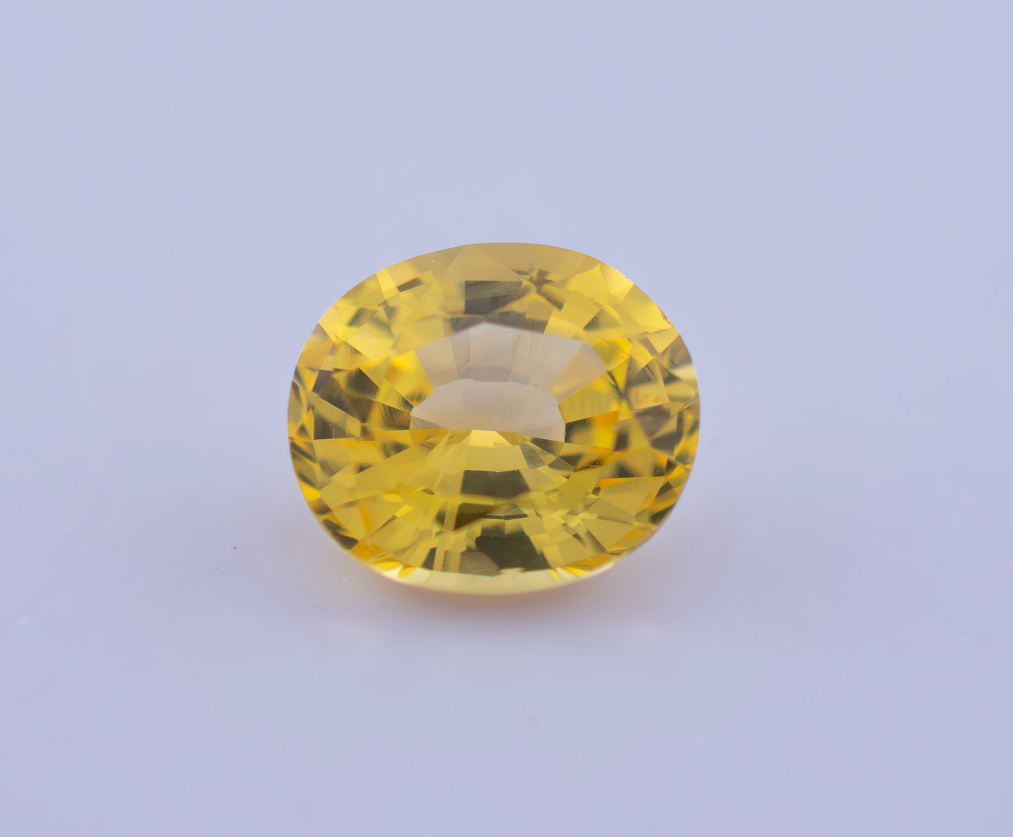 Golden Yellow Ceylon Sapphire 1.52ct | Oval Shape