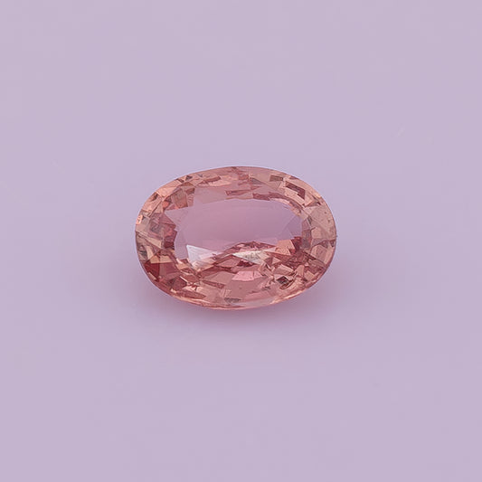 Natural Padparadscha Sapphire 0.62 Ct | Oval Mixed Cut | Ceylon