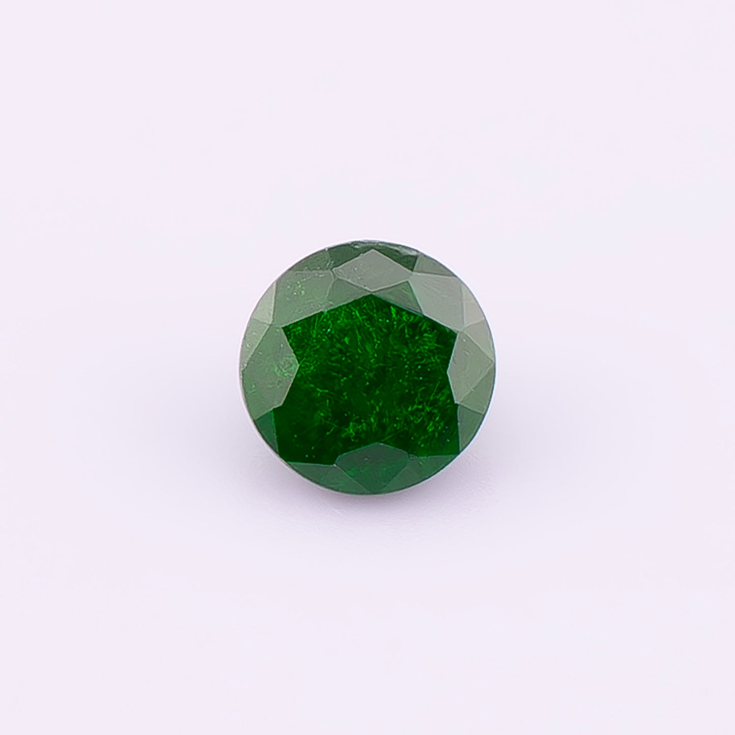 Natural Demantoid Garnet 0.86Ct | Round Cut
