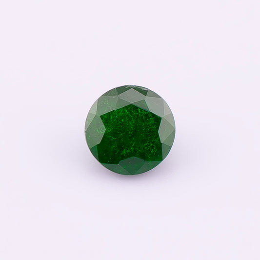 Natural Demantoid Garnet 0.86Ct | Round Cut