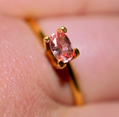 Lotus Padparadscha Ceylon Sapphire 0.44ct | Oval Shape