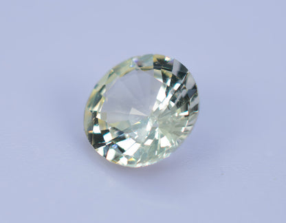 Light Yellow Ceylon Sapphire 1.12ct | Round Shape