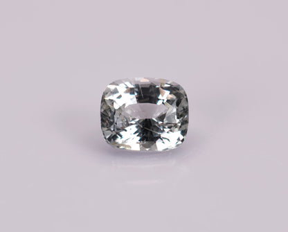 White Ceylon Sapphire 1.31ct | Cushion Shape