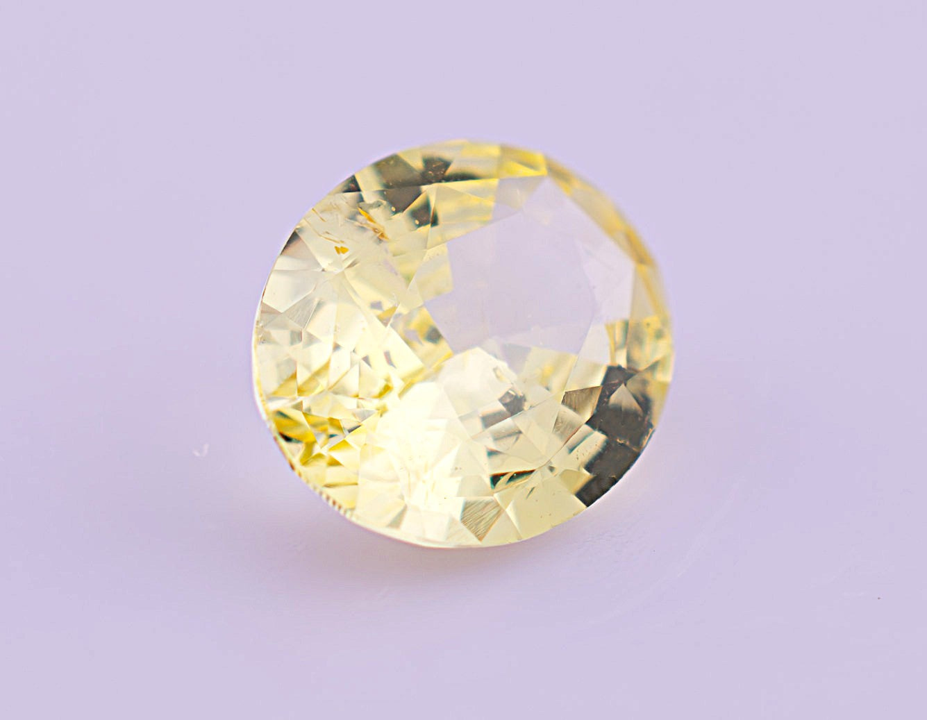 Yellow Ceylon Sapphire 1.14ct | Oval Shape