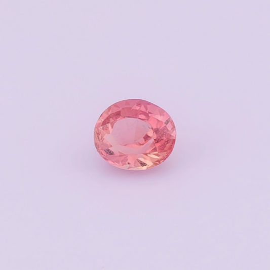 Natural Padparadscha Sapphire 0.48 Ct | Oval Cut | Ceylon