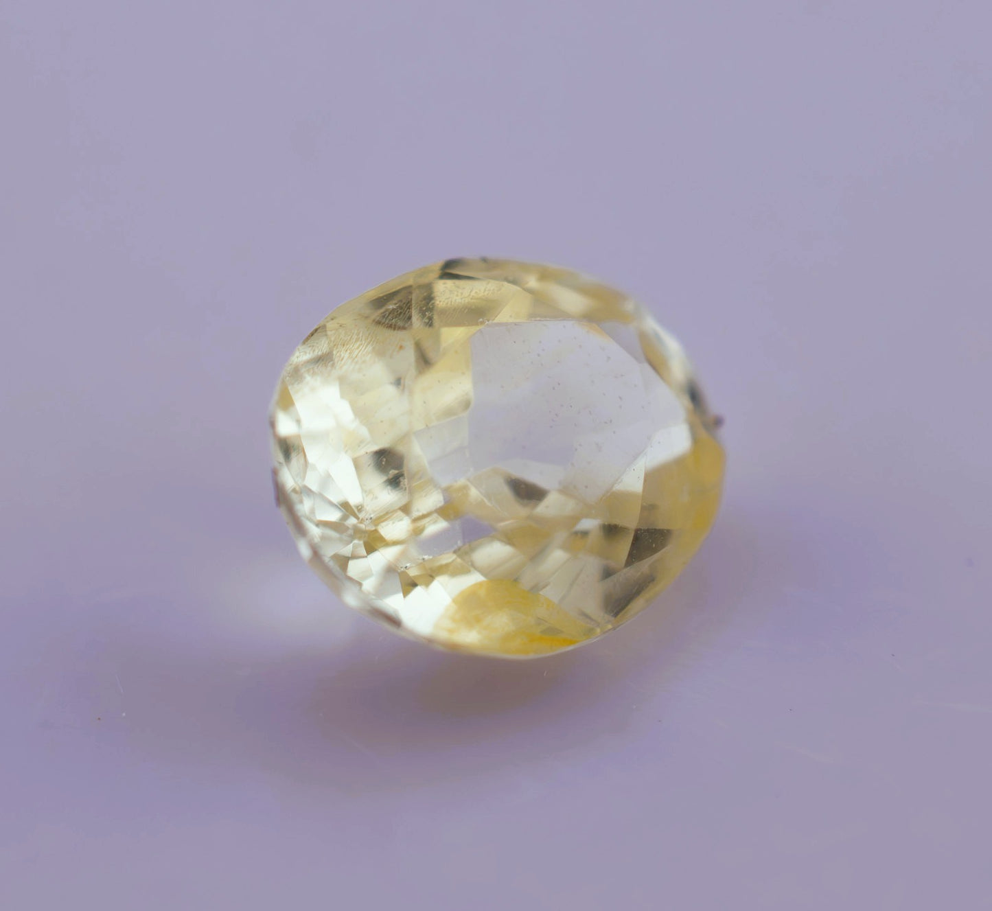 Yellow Ceylon Sapphire 1.17ct | Oval Shape