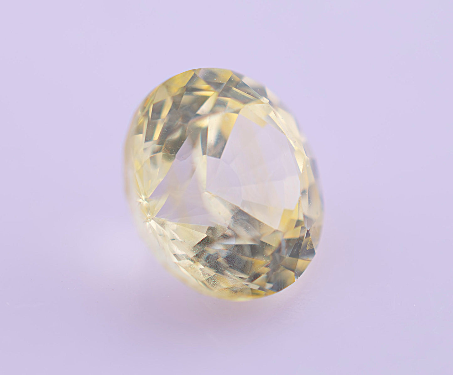 Yellow Ceylon Sapphire 1.05ct | Round Shape
