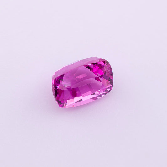 Vivid Pink Ceylon Sapphire 1.36ct | Cushion Shape