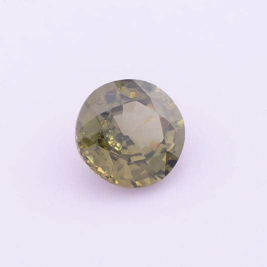 Green Zircon 1.98 Ct | Round Cut | Ceylon