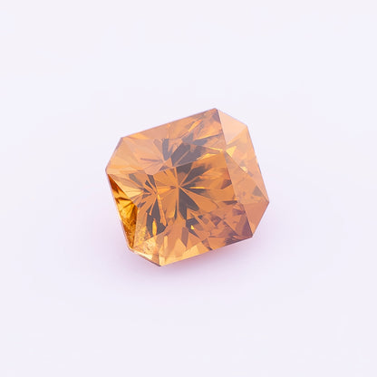 Orange-Brown Natural Zircon 1.58Ct | Octagon Cut