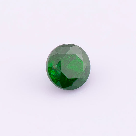 Natural Demantoid Garnet 0.86Ct | Round Cut