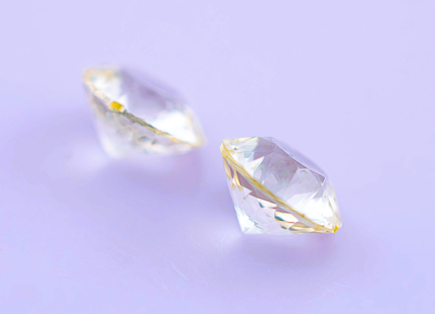 Yellow Ceylon Sapphire Pair 1.40ct | Round Shape