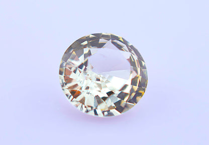 Yellow Ceylon Sapphire 1.29ct | Round Shape