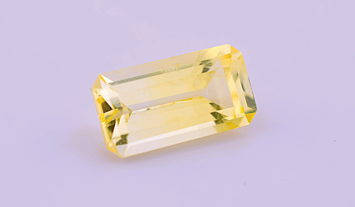 Yellow Ceylon Sapphire 1.63ct | Rectangular Shape
