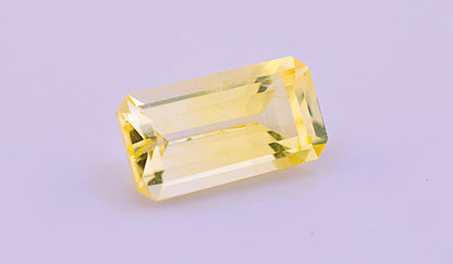 Yellow Ceylon Sapphire 1.63ct | Rectangular Shape