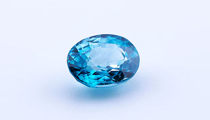 Blue Zircon 1.79 Ct | Oval Cut | Cambodia