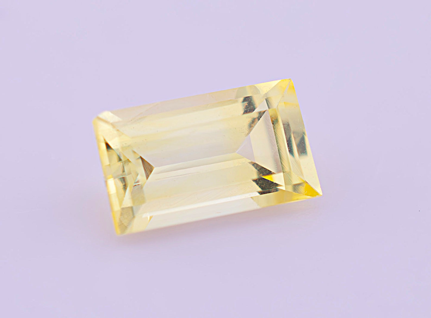 Yellow Ceylon Sapphire 0.72ct | Rectangular Shape