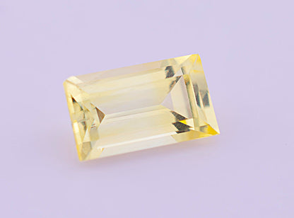 Yellow Ceylon Sapphire 0.72ct | Rectangular Shape