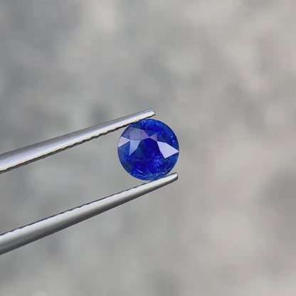 Cornflower Blue Ceylon Sapphire 1.26ct | Round Shape | Unheated