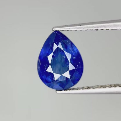 Blue Ceylon Sapphire 3.36ct | Pear Shape