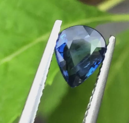 Blue Ceylon Sapphire 1.00ct | Pear Shape