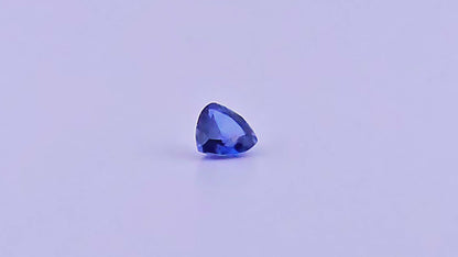 Cornflower Blue Ceylon Sapphire 0.68ct | Trilliant Shape